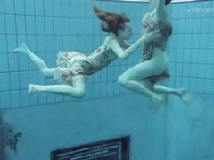 KiloGirls presents: Teens jump in the pool in their cute dresses