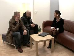 KiloGirls presents: Two men wear out this russian babe
