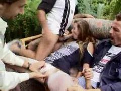 KiloGirls presents: Older guys convince her that anal would be fun