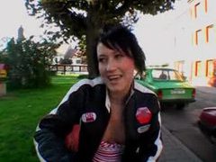 KiloGirls presents: Slut fucked by the road before a cumshot