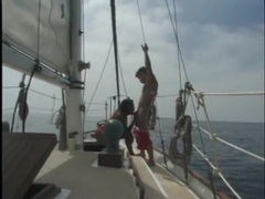 KiloGirls presents: Interracial on a boat with a beautiful black girl