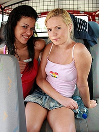 KiloGirls presents: Naughty young Ellis and her hot friend share a hard cock