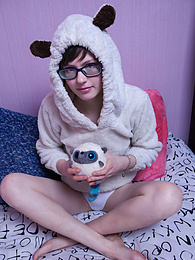 KiloGirls presents: Innocent teen cutie does something really naughty to her daddy before bedtime and she really seems to like it