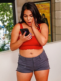 KiloGirls presents: Curvy exotic teen Julz Gotti fucks her naughty step dad