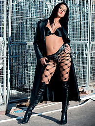 KiloGirls presents: Lollybadcock Has a Horny Photoshoot With Dildos Outdoors