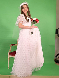KiloGirls presents: Russian bride Evelina Darling gets pulled by her hair & fucked doggystyle